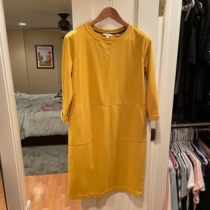 Boden sweatshirt dress with pockets